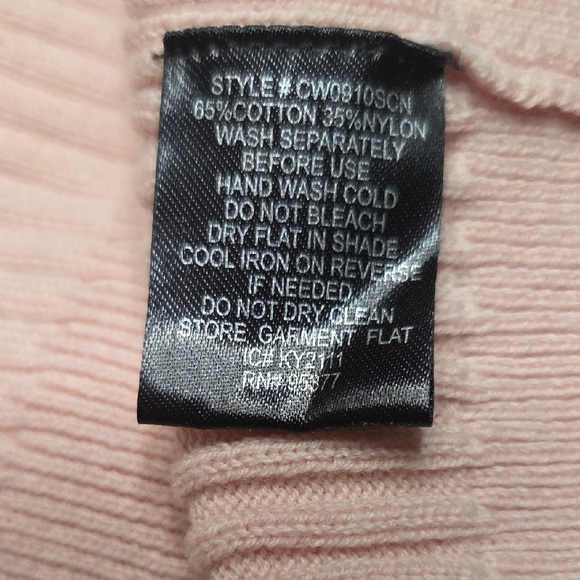 Sanctuary Light Pink Half-Zip Sweater - Picture 7 of 7